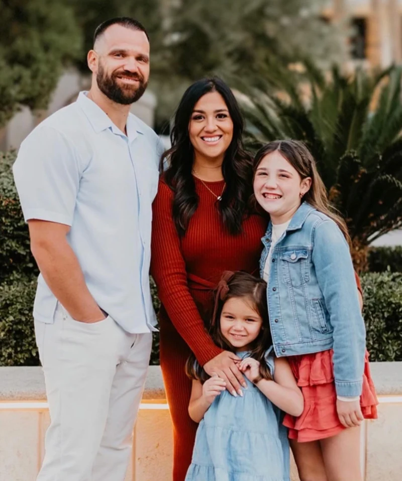 Family portrait shared by Aaron Peden